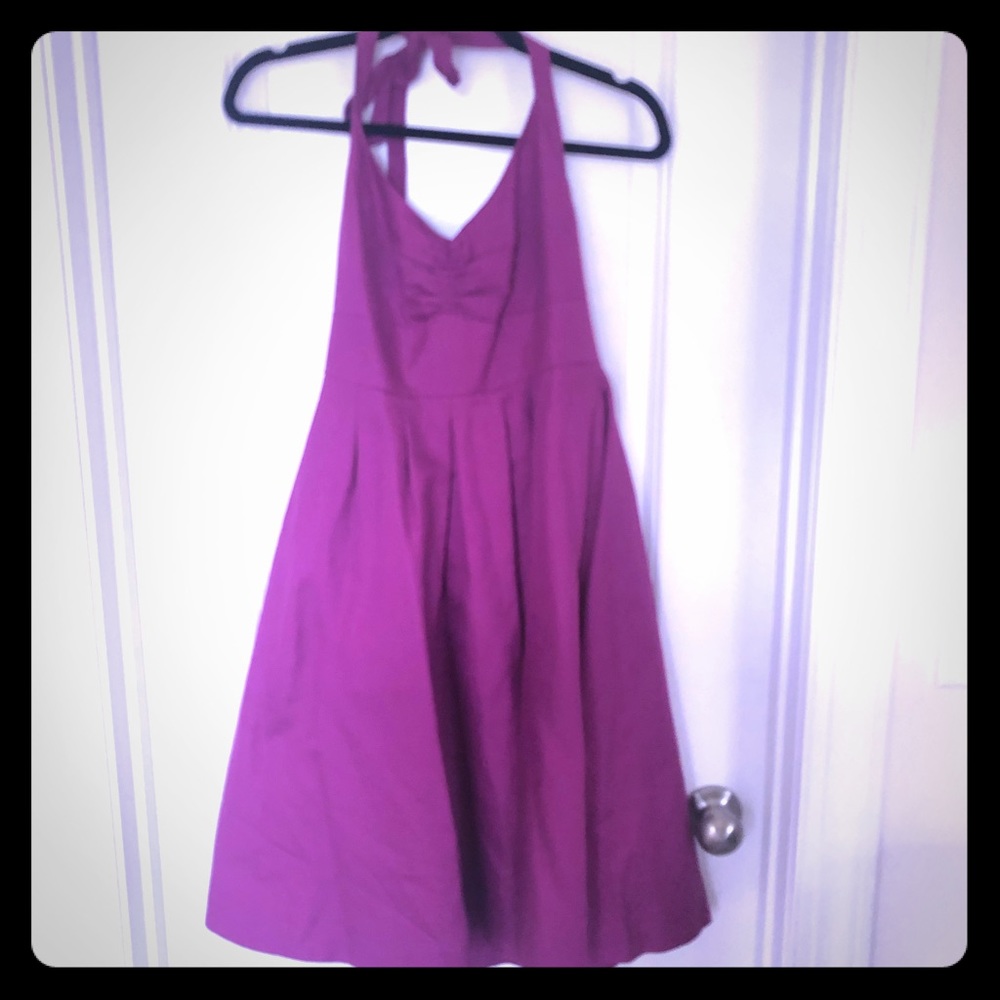 J. Crew party dress - pleated with halter - size 4